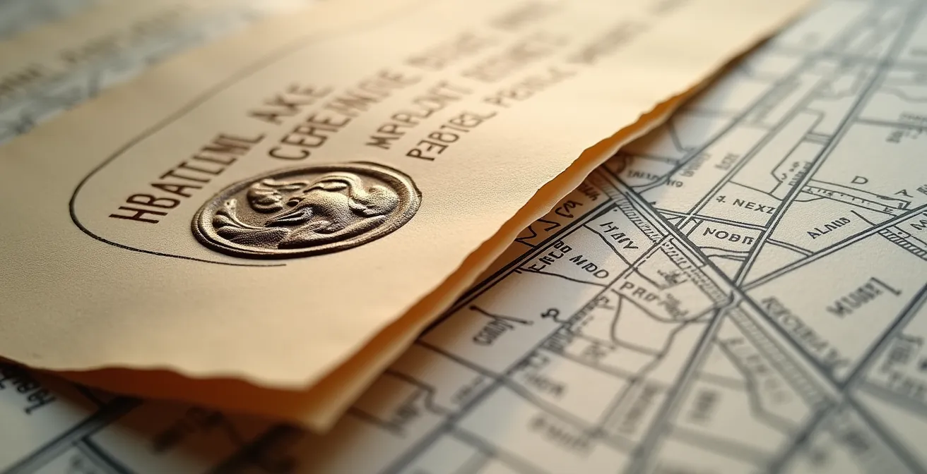 Vue macro des documents réglementaires d'urbanisme avec focus sur les textures et tampons officiels